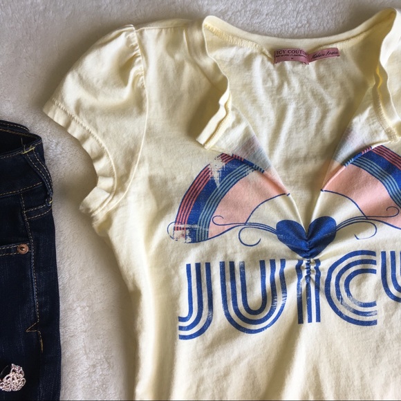 🌈🆕{JUICY COUTURE} Retro Ruffle Trim Tee - Picture 3 of 8